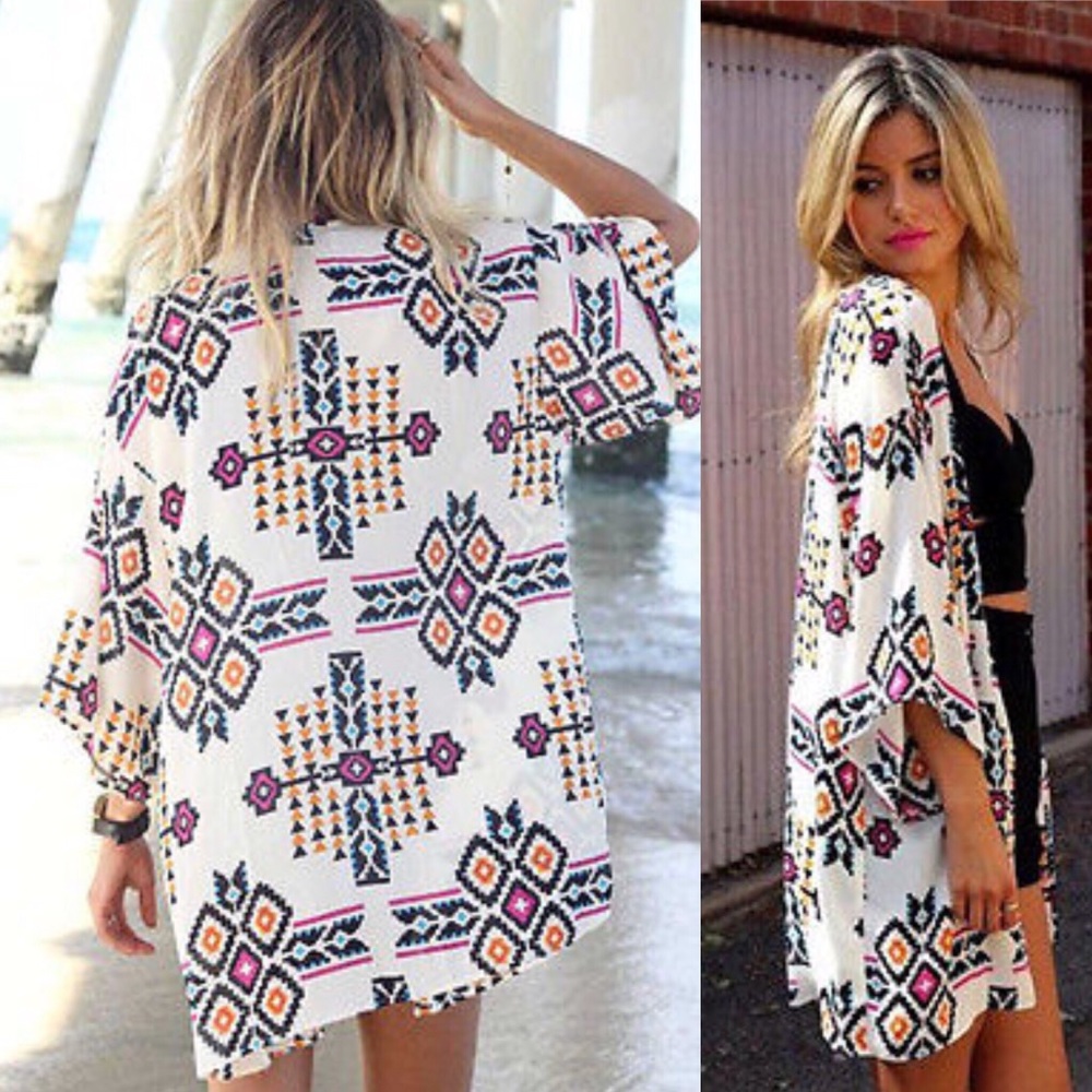 Boho Tribal Kimono